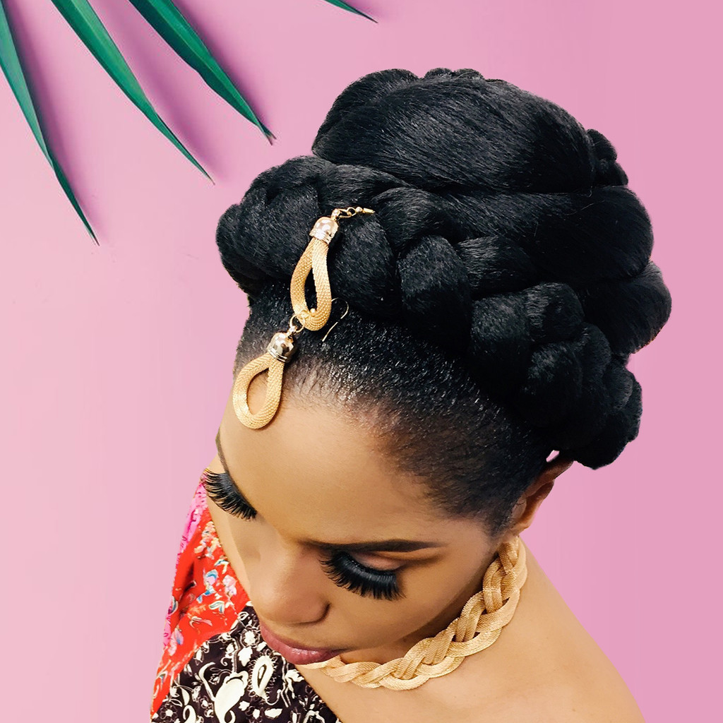 Goddess Braid Headband for Black Women Natural Hairstyles