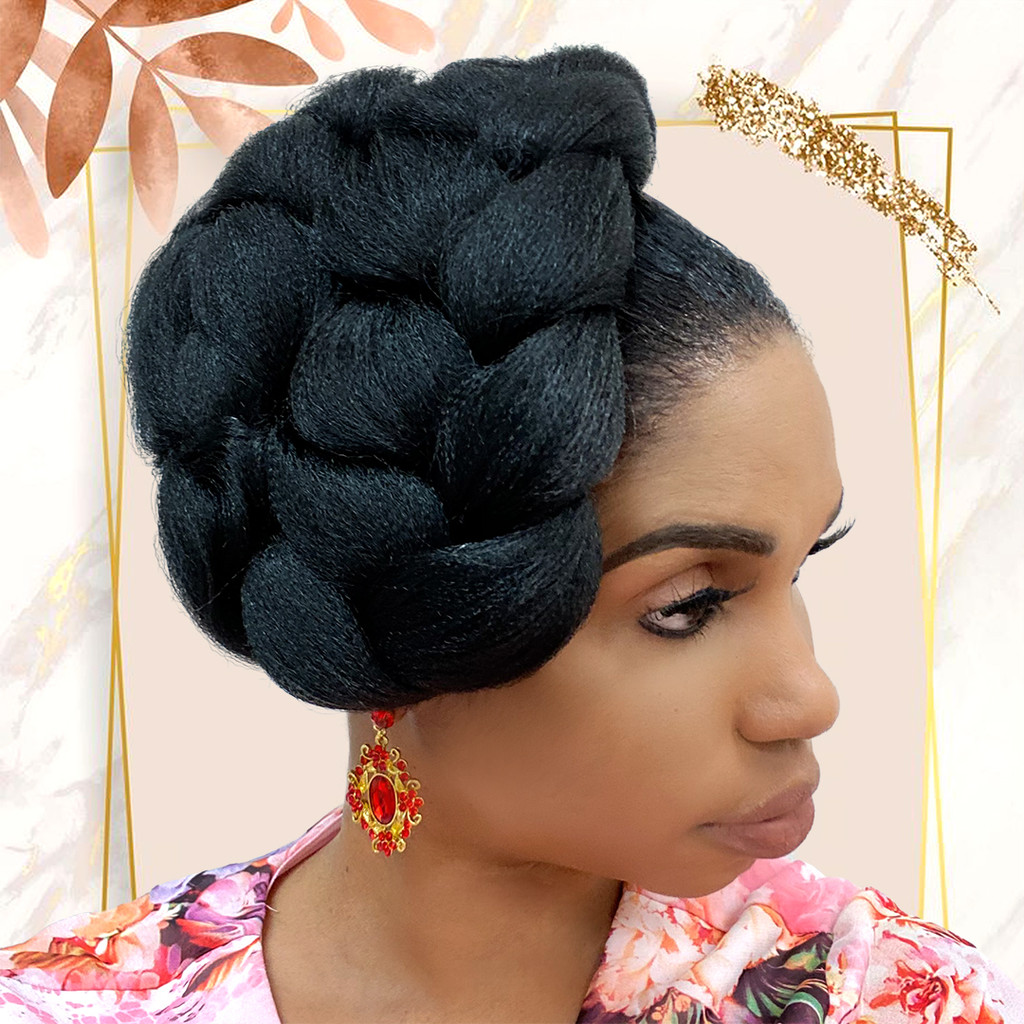 Cristoli Hair Bun MALIA Big Bun for Black Women Natural Updo Hairstyles