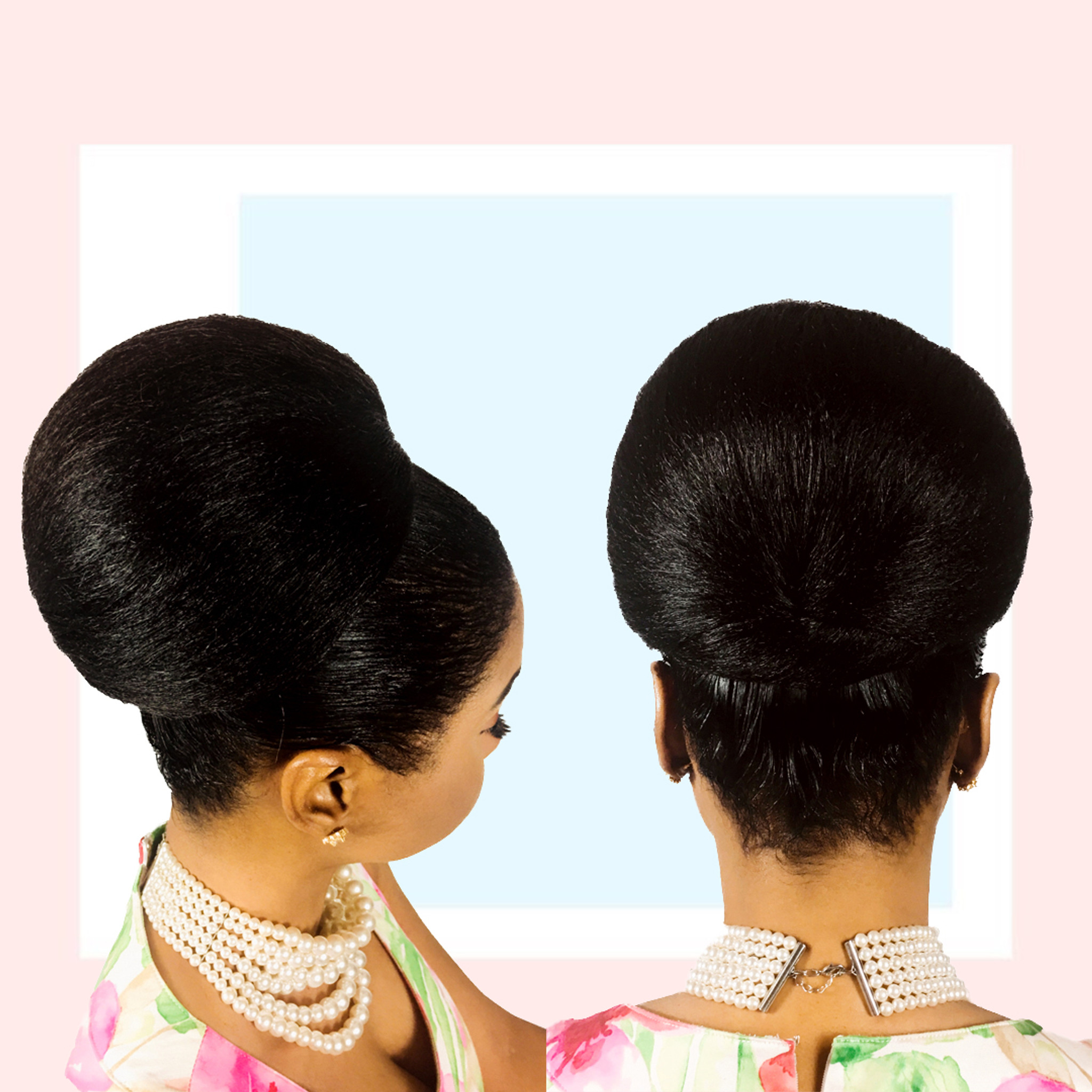 Cristoli TINSLEY Hair Bun for Black Women Natural Hair Updo Hairstyles Color #1B