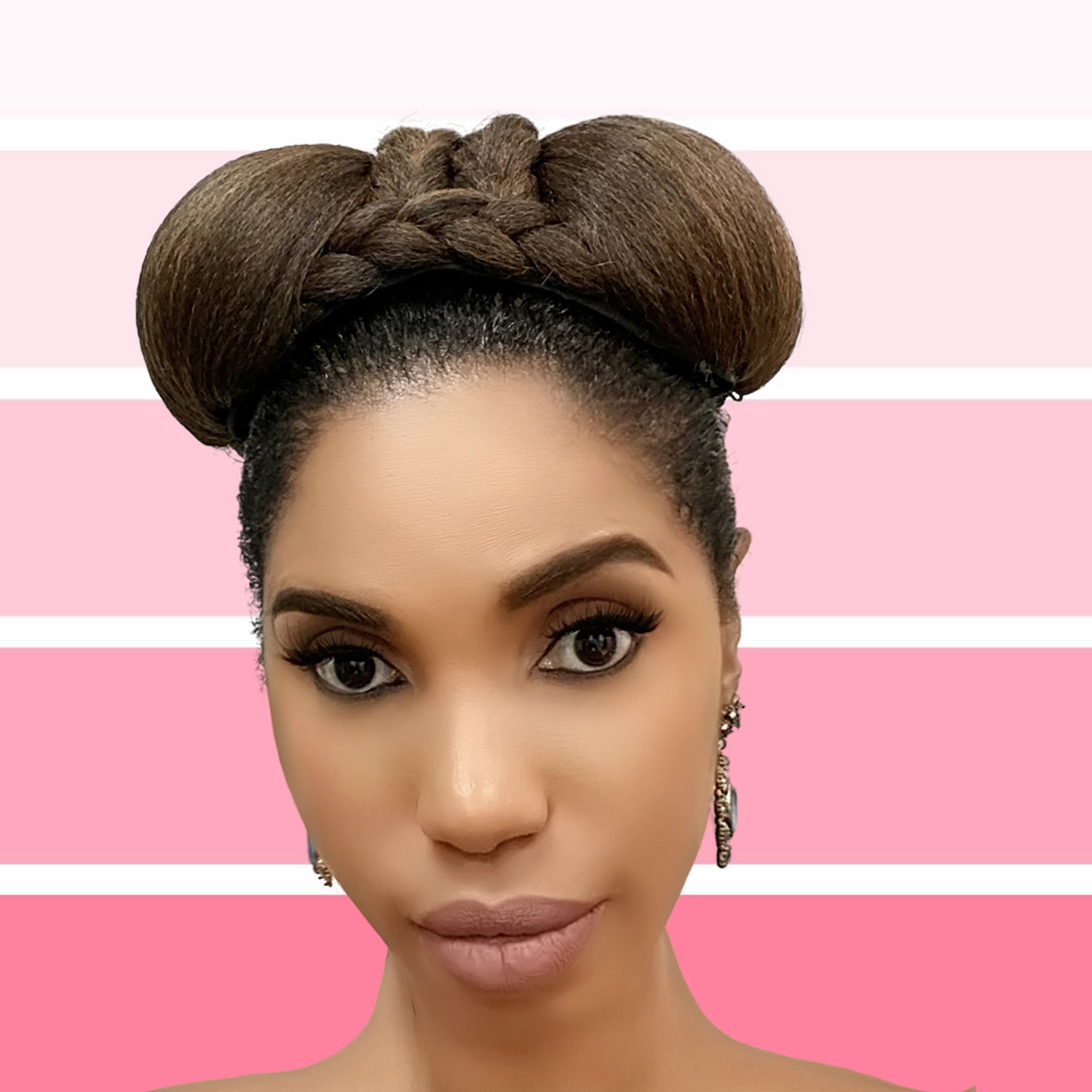 Cristoli Hair Bun PETUNA big bun for Black Women Natural Updo Wedding Hairstyles