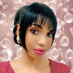 Cristoli CHAZ Clip on Hair Bang for Black Women Color #1B