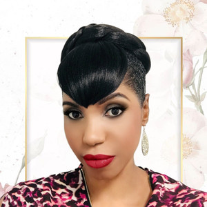 Cristoli Clip on Hair Bang for Black Women in color 1B