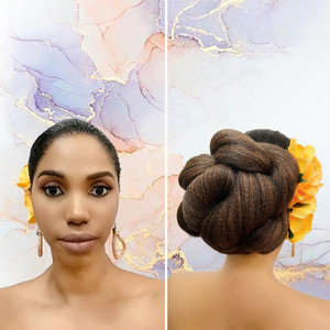 Cristoli Hair Bun HARLOW Big Bun for Black Women Natural Updo Hairstyles