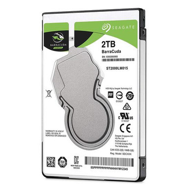 Seagate BarraCuda 2 TB 2.5 Inch Internal Hard Drive (7 mm Form