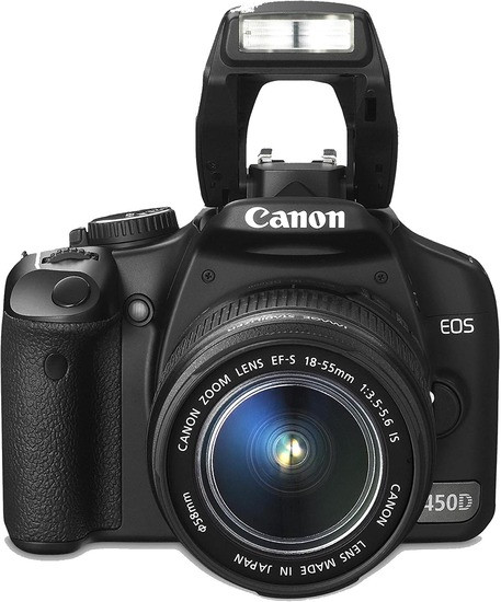 Canon EOS 450D Digital SLR (DSLR) Camera with EFS 18-55mm f/3.5