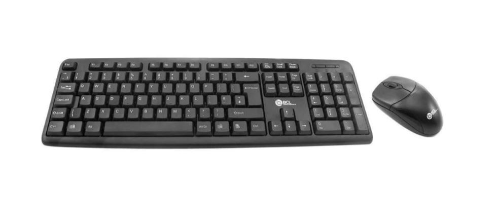 BCL USB Keyboard & Optical Ergo Mouse Combo Set - Morgan Computers