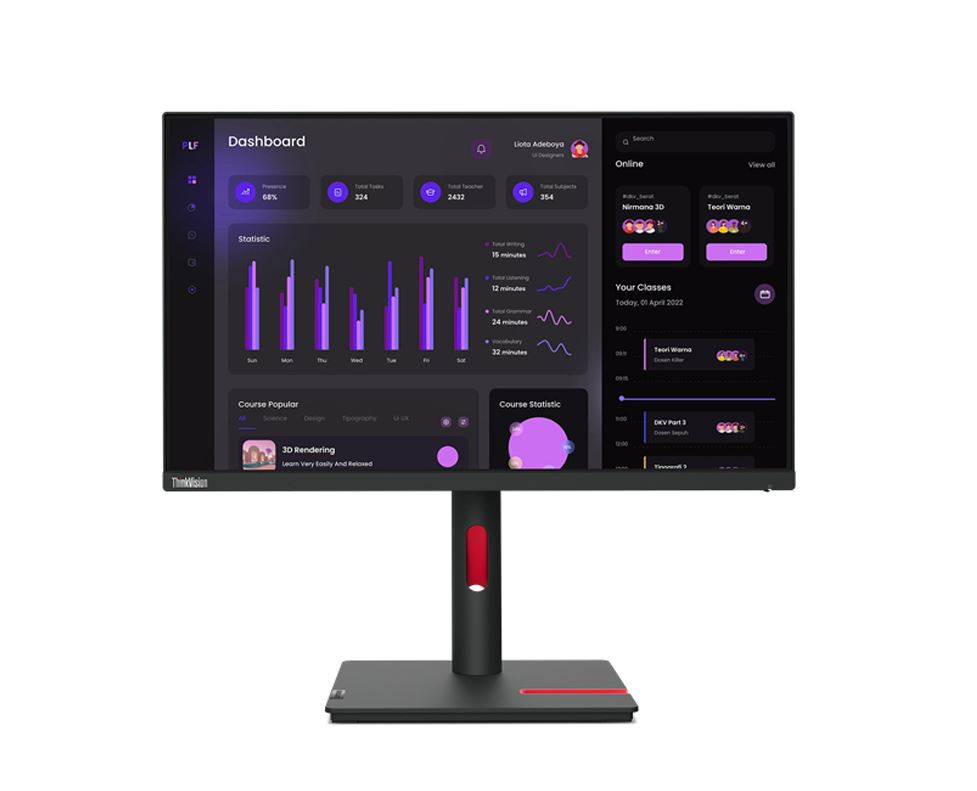 Lenovo 24.5型 ワイド モニター ThinkVision P25i-30 63F4MAR1JP フル