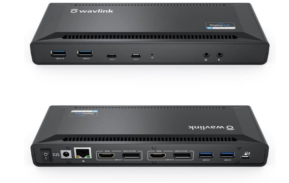WavLink WL-UG69PD2 Pro 4K 13-in-1 Universal Docking Station with