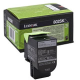 Lexmark 802SK 80C2SK0 Black Original Toner Cartridge