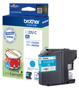 Brother LC22UC Cyan Original Ink Cartridge