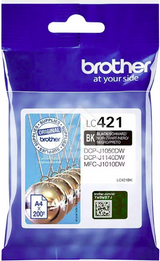 Brother LC421BK Black Original Ink Cartridge