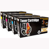 Recycled HP Black, Cyan, Magenta, Yellow Toner Cartridges 641A C9720A C9721A C9722A C9723A