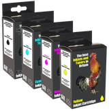 Morgan Computers Recycled Epson Multipack Black, Cyan, Magenta, Yellow Ink Cartridges EcoTank 102