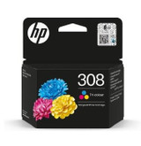 HP 308 Ink Cartridge Tri-Colour High Capacity Original