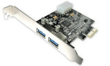 Dynamode SuperSpeed USB3.0 2-Port PCI Express Adapter (Low Profile)