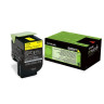 Lexmark 802HY 80C2HY0 Yellow Original Toner Cartridge