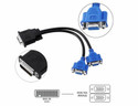 OTHER DMS-59 to Dual VGA Monitor Splitter Cable