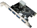 Dynamode USB-4PCI-3.0 4 Port USB3.0 PCie Card