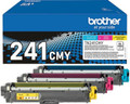 Brother TN241CMY Multipack Cyan, Magenta, Yellow Toner Cartridges