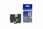 Recycled Brother Black, Clear Label TZE-111