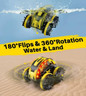 RayRC Stunt Series RC Amphibious Waterproof 4WD Toy Car