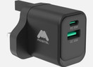 Mobitel 33W Dual Port USB C & USB-A Fast Charging UK Mains Plug Adapter