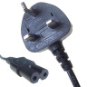 ComputerGear 2M UK Male (BS1363) to 2pin C7 (FIG8) Power Cable