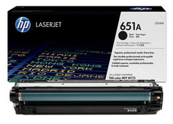 HP 651A CE340A Black Original Toner Cartridge