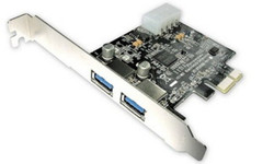 Dynamode SuperSpeed USB3.0 2-Port PCI Express Adapter (Low Profile)