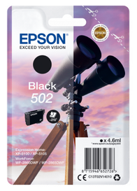 Epson 502 C13T02V14010 Black Original Ink Cartridge