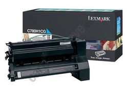 Lexmark C780H1CG Cyan Original Toner Cartridge