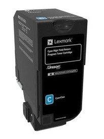 Lexmark 84C2HC0 Cyan Original Toner Cartridge
