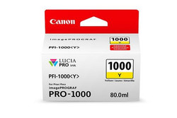 Canon PFI-1000Y 0549C001 Yellow Original Ink Cartridge