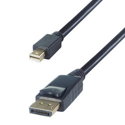 ComputerGear 2m Mini DisplayPort to DisplayPort Connector Cable - Male to Male Gold Connectors