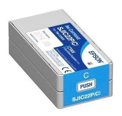 Epson SJIC22PC C33S020602 Cyan Original Ink Cartridge