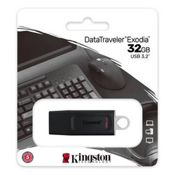 Kingston 32GB DataTraveler Exodia USB 3.2 Gen 1 Pen Drive Memory Stick