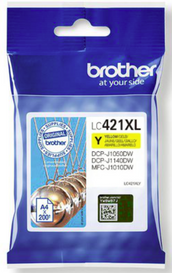 Brother LC421XLY Yellow Original Ink Cartridge