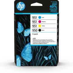 HP Multipack Black, Cyan, Magenta, Yellow Ink Cartridges 6ZC65AE