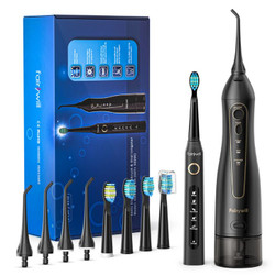 Fairywill Wepklin Electric Sonic Rechargeable Toothbrush & Water Flosser Ultimate Oral Healthcare Bundle