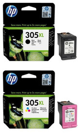 HP 305XL 3YM62AE 3YM63AE Multipack Black & Tri-Colour Original Ink Cartridges