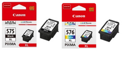 Canon PG-575XL CL-576XL Multipack Black & Tri-Colour Original Ink Cartridges