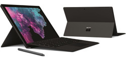 Microsoft Surface Pro 6 Black 12.3" Tablet PC Core i5 8th Gen Processor 8GB RAM 256GB SSD Inc. Keyboard & Surface Pen - Windows 10 Professional