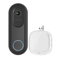 ENER-J Smart Flexi Wireless or Wired Full HD Video Doorbell Kit with USB Foldable Chime