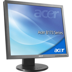 Acer B173 17" HD 4:3 LCD PC Monitor with Speakers - DVI, VGA
