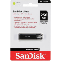 SanDisk Ultra 256GB USB Type C Pen Drive Memory Stick