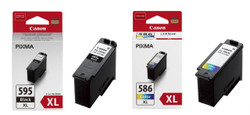 PG-595XL & CL-596XL 7170C004 Genuine Black and Colour Ink Cartridge Multipack