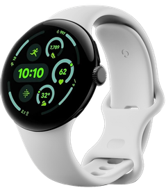 Google Pixel Watch 3 GPS 45mm Sports Band - Matte Black