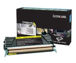 Lexmark C746A1YG Yellow Original Toner Cartridge