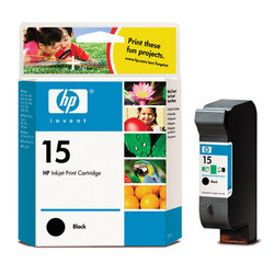 HP No 15 C6615DE Black Original Ink Cartridge