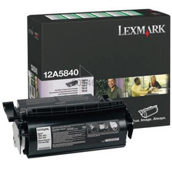 Lexmark 12A5840 Black Original Toner Cartridge